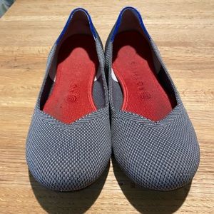 Rothy’s “The Flat” Charcoal size 10